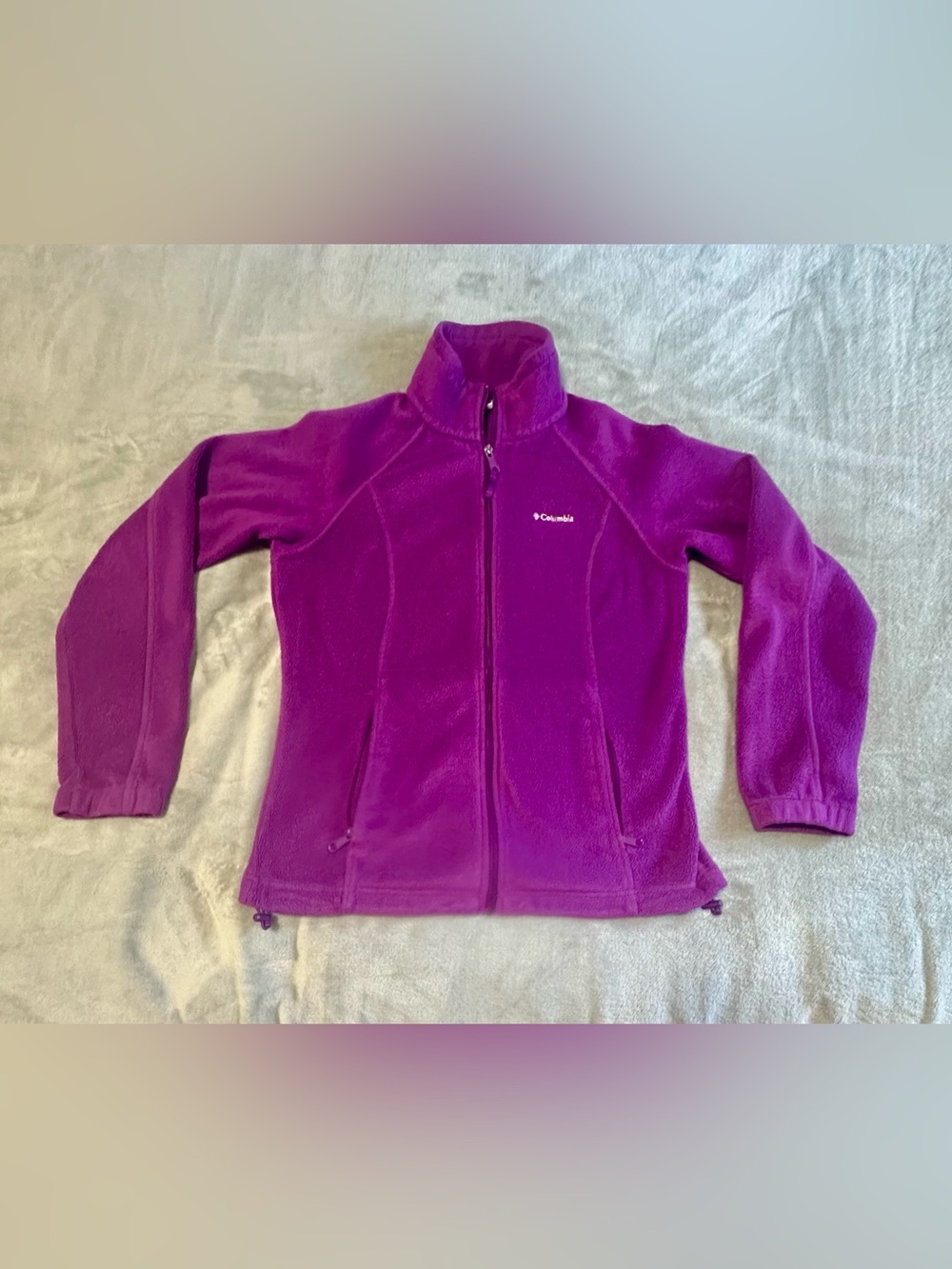 Columbia Women’s Magenta Fleece Jacket - Full Zip -Medium